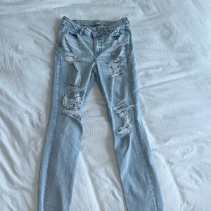 AE Distressed Skinny Jeans
